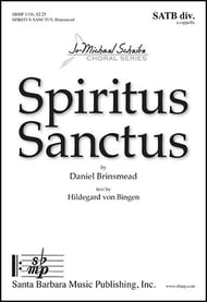 Spiritus Sanctus SATB choral sheet music cover Thumbnail